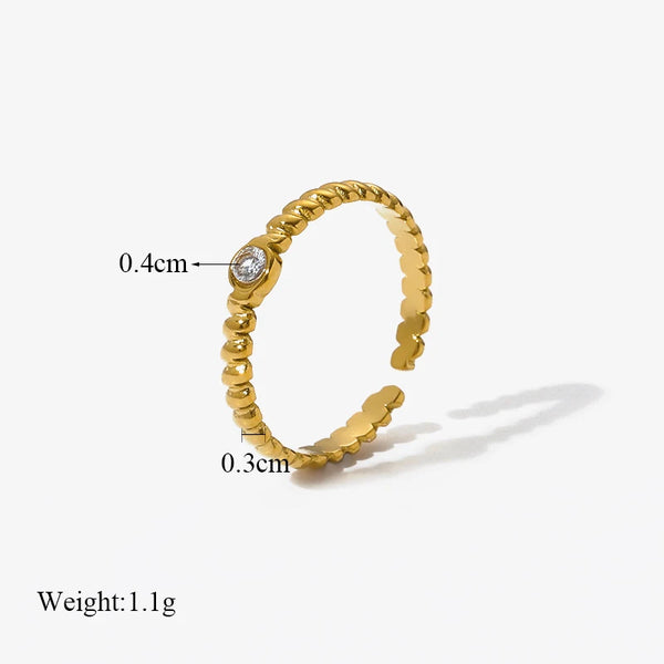 Vintage Gold Cuff Ring