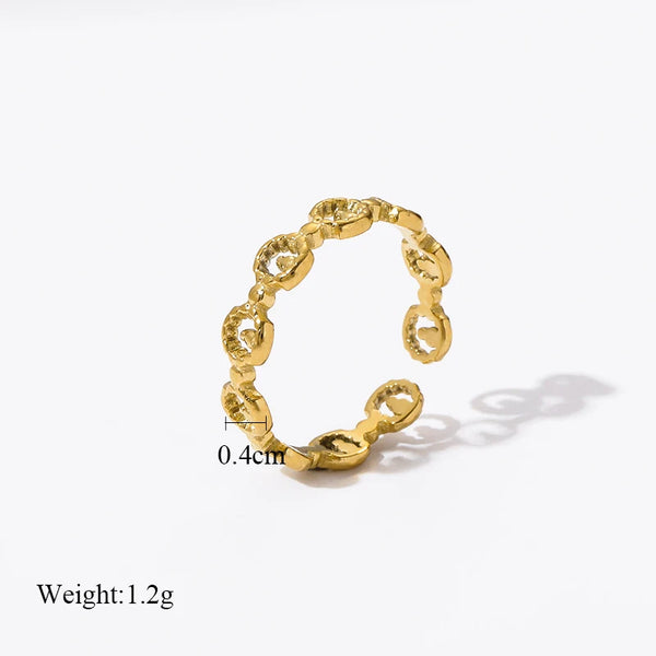 Vintage Gold Cuff Ring