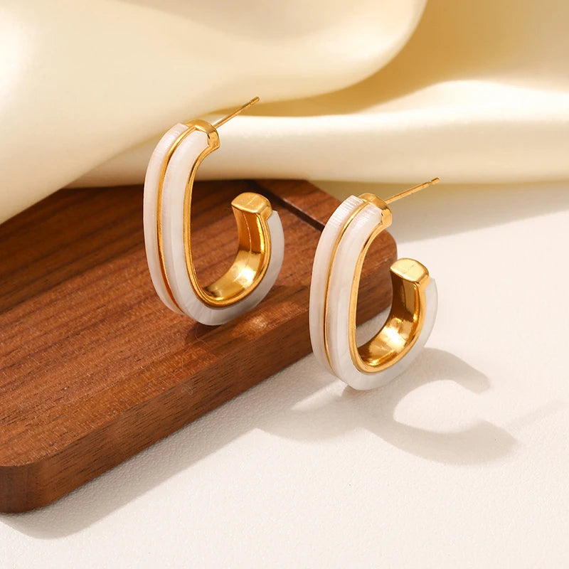 1007 Irregular Zircon Drop Earrings