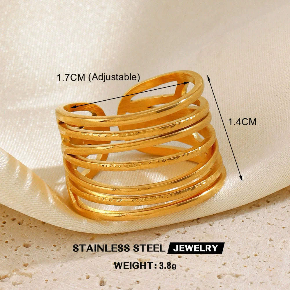 1007 Gold Leaf Heart Ring