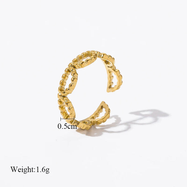 Vintage Gold Cuff Ring