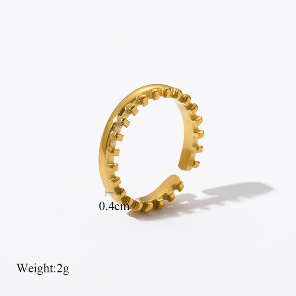 Vintage Gold Cuff Ring