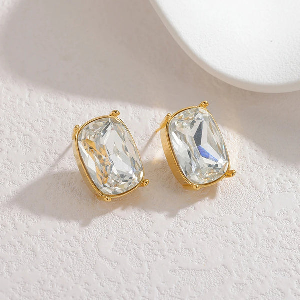 Sparkling Crystal Necklace, Earrings & Ring Set
