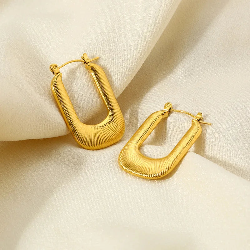 1007 Irregular Zircon Drop Earrings