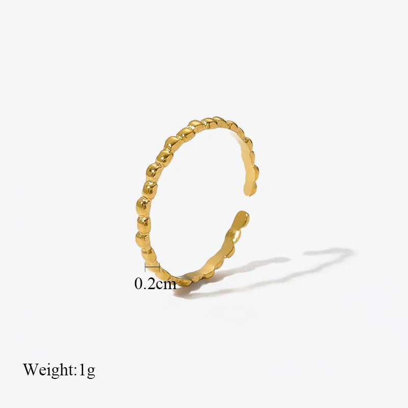 1007 Vintage Gold Cuff Ring