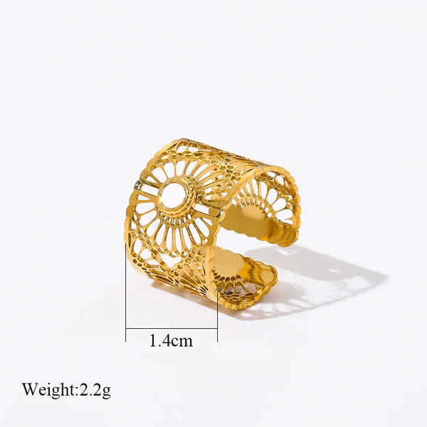 Vintage Gold Cuff Ring