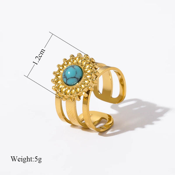 Vintage Gold Cuff Ring