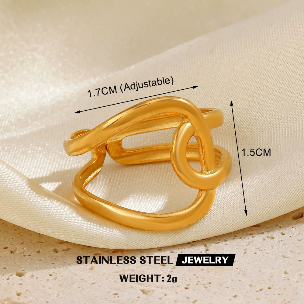 1007 Gold Leaf Heart Ring
