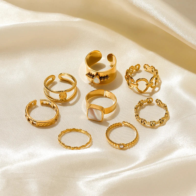 1007 Vintage Gold Cuff Ring