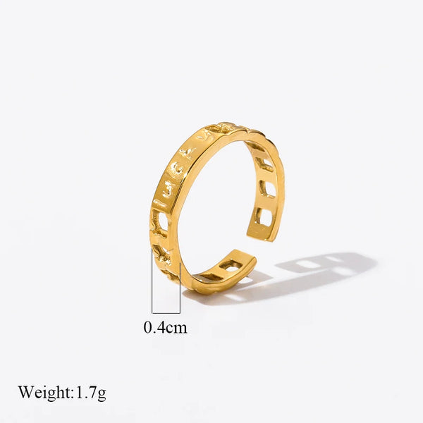 Vintage Gold Cuff Ring