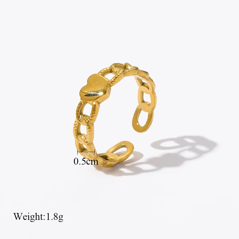 1007 Vintage Gold Cuff Ring