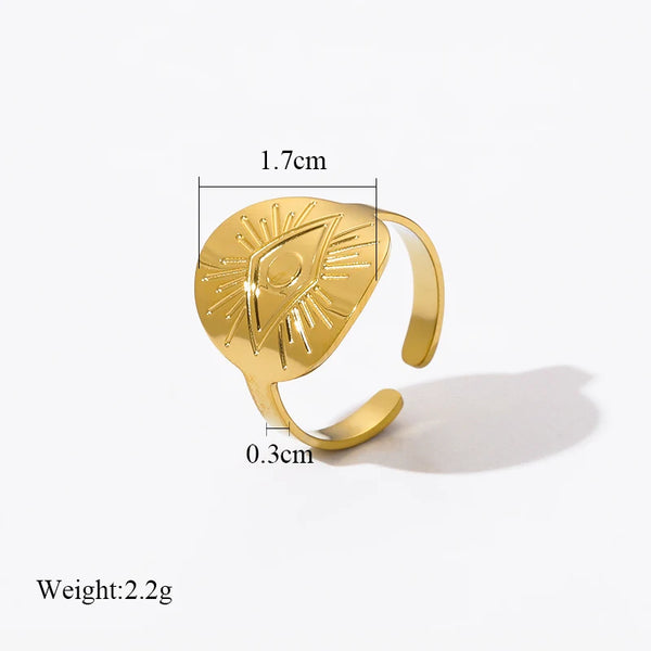 Vintage Gold Cuff Ring