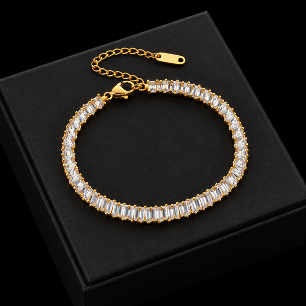 Double-Layer Zircon Bracelet