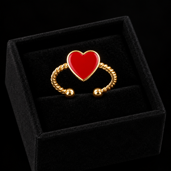 Heart Adjustable Ring