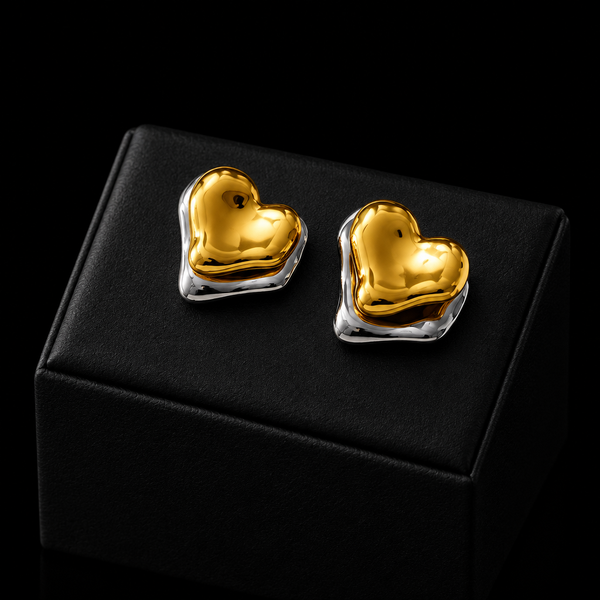 C-Shaped Zircon Stud Earrings