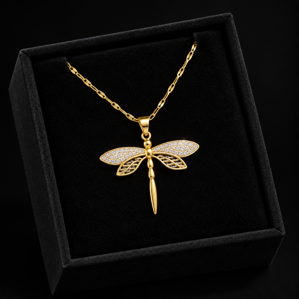 1007 Zircon Swan Pendant Necklace