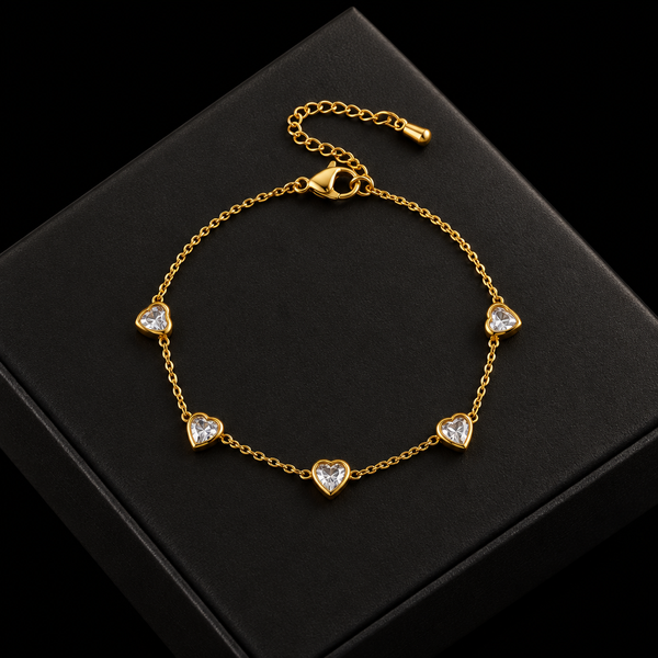 Double-Layer Zircon Bracelet