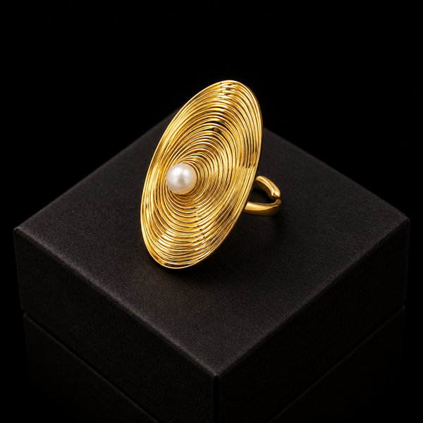 Gold Dragonfly Ring