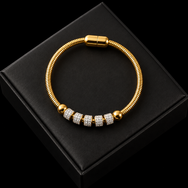 Double-Layer Zircon Bracelet
