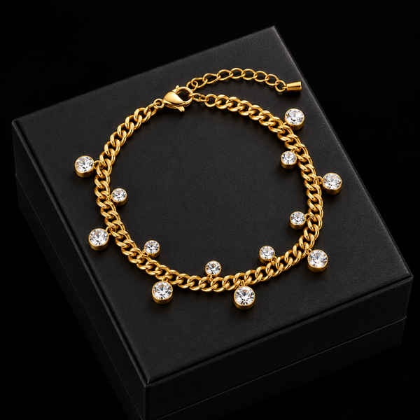 Double-Layer Zircon Bracelet